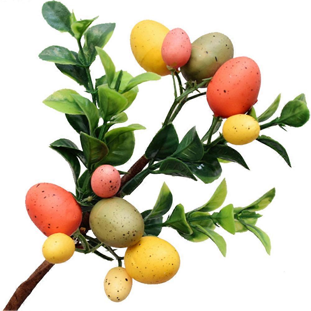 een bos Easter Egg Tree decoraties simulatie blad creatieve tak String Home Ornament