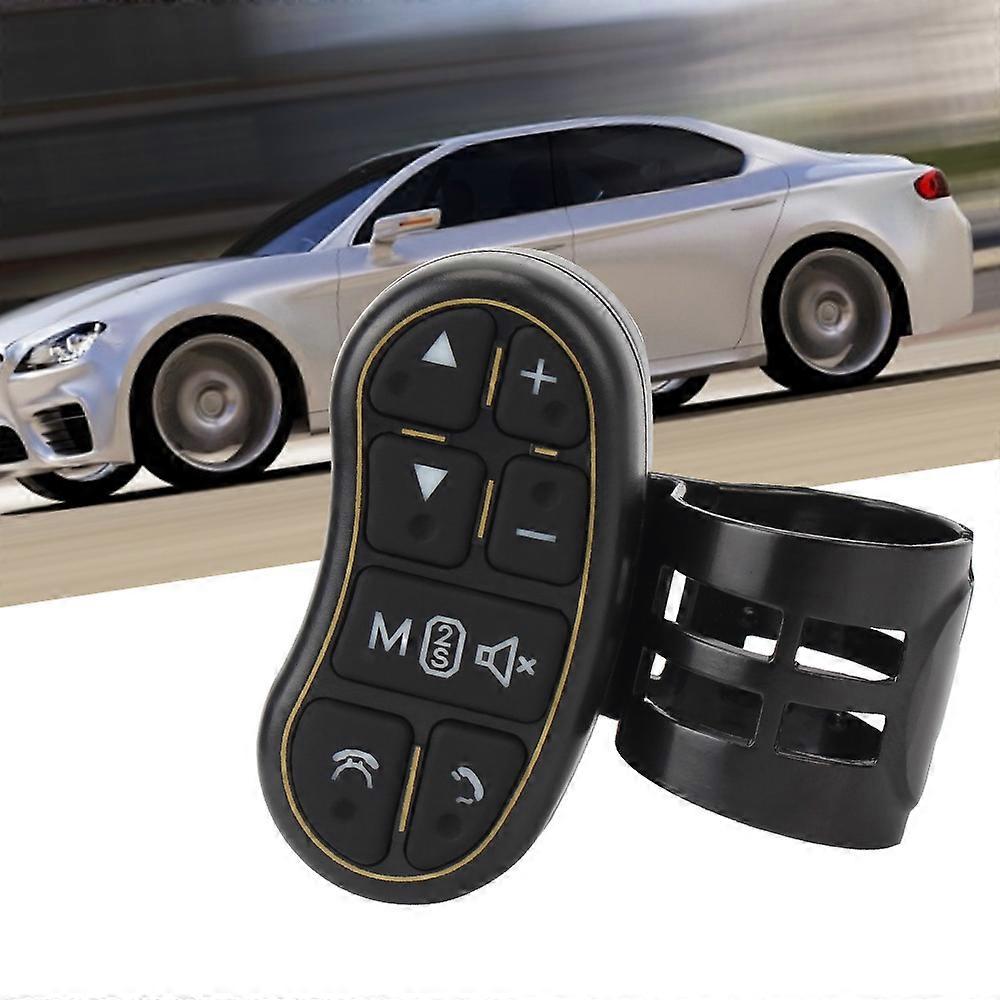 Universal Car Steering Wheel Controller Car Navigation DVD Steering Control Button Wireless Remote Control Car Applicable