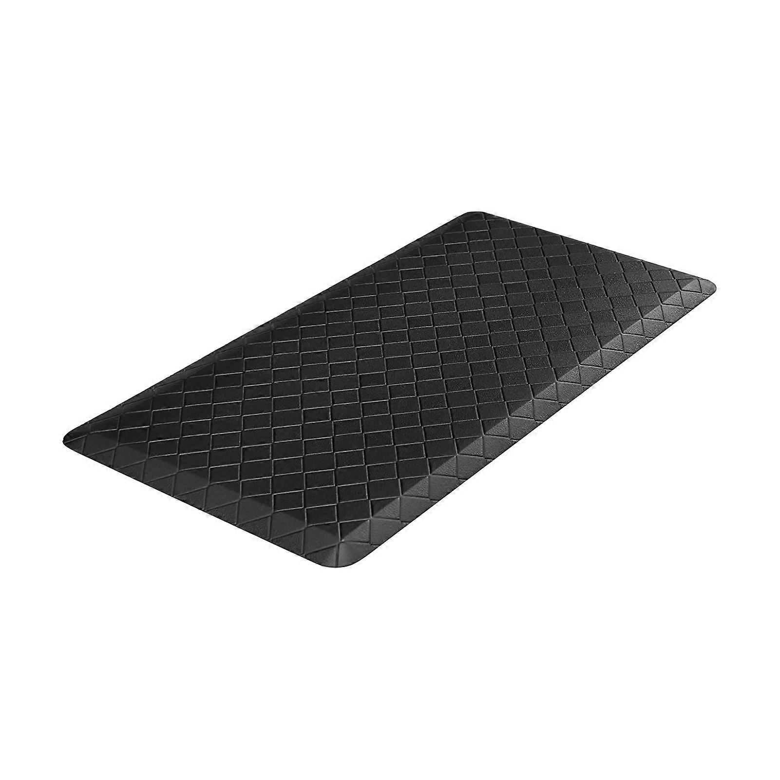 Floor Carpet Waterproof Oil-proof Wear-resistant Thick Non-Slip Faux Leather Kitchen Mat Cushioned Easy to Clean Anti-Fatigue Floor Mat Jikaix