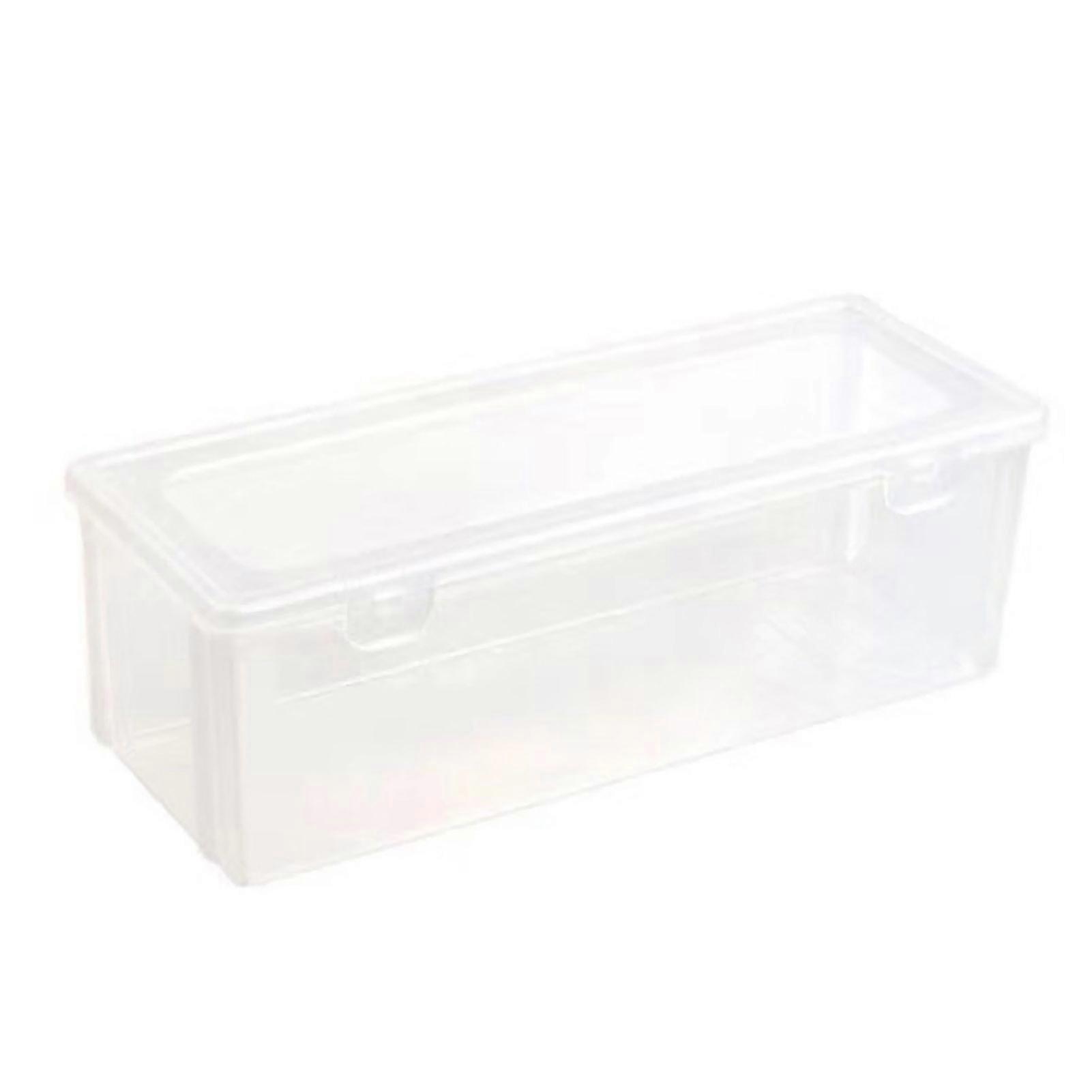 1950ML Noodle Storage Box Good Seal Lock Design Transparent Large Capacity Rectangular Kitchen Groceries Long Noodle Sealed Container Jikaix