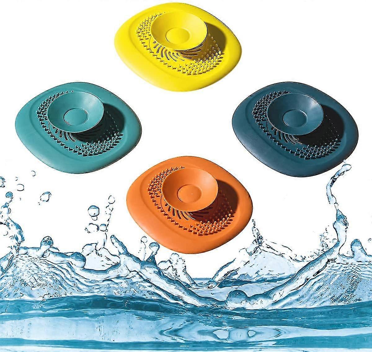 4-piece Bath Plug Sink Filter Universal Drain Plug