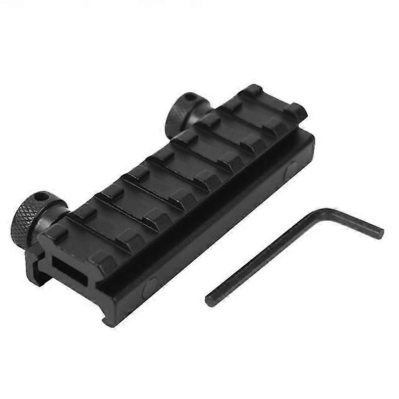202420mm Picatinny Riser Mount 85mm Long Rail Cantilever Mount 0.5" Riser with 8 Slots for Optical Sights and Scopes