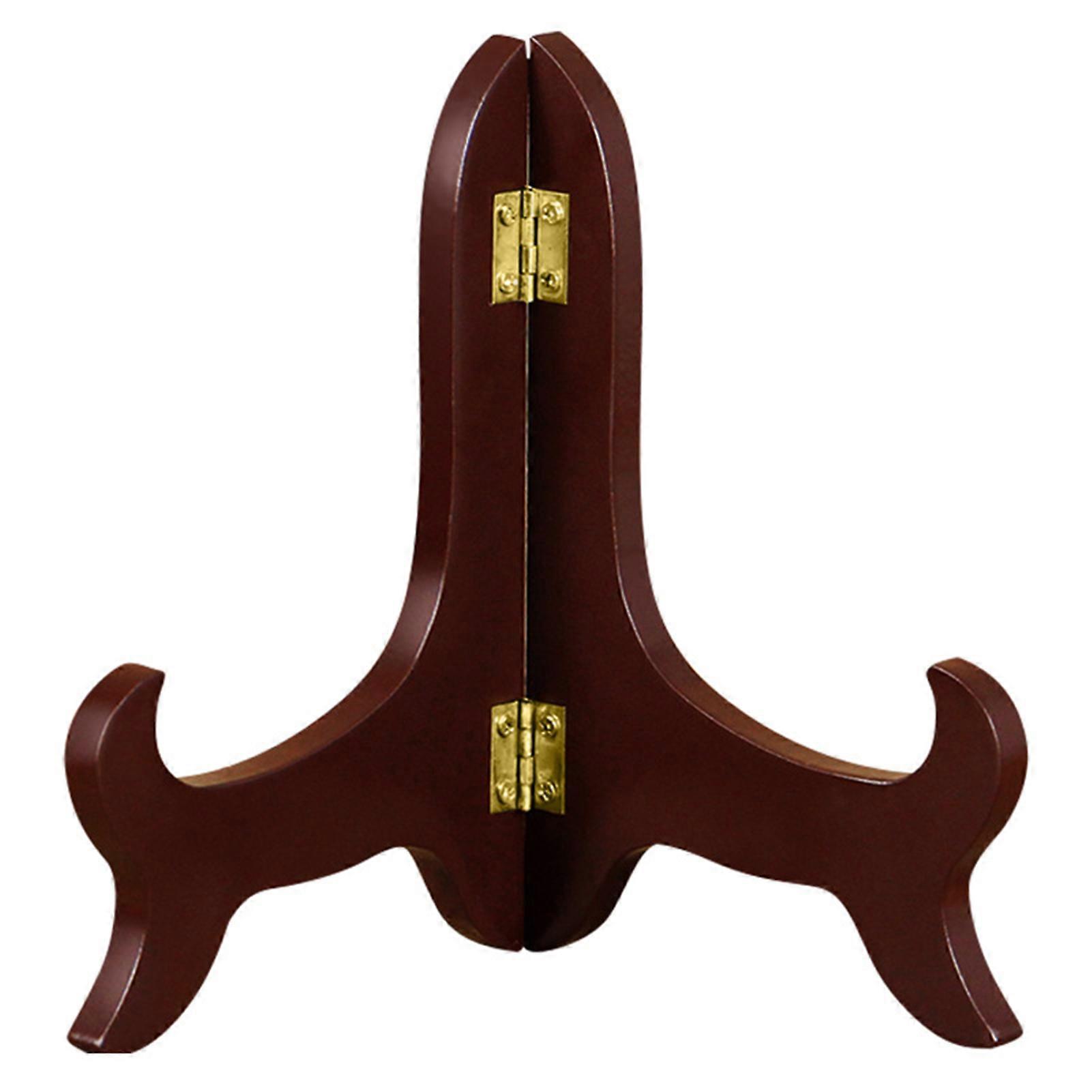 Display Stand Foldable Exquisite Handmade Decorative Plate Stand Holder Picture Frame Display Rack Showcase Supplies