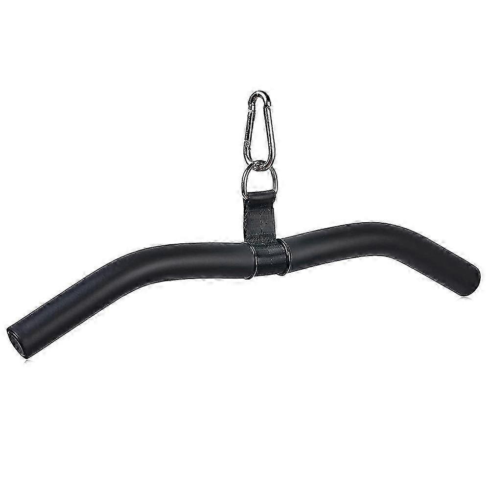 Rope Machine Accessories Curl Bar Cable Attachment for Fitness Pull-Ups, Straight Bar Length 48 cm