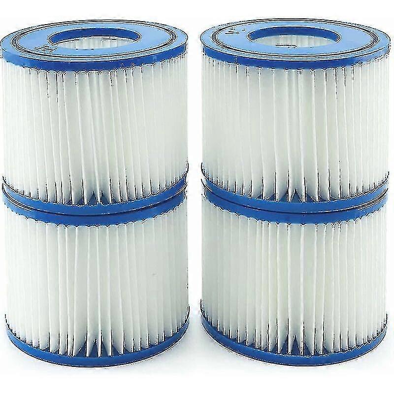 Filter Elements Vi For Bestway Lay-z-spa, Bw58323 Replacement Elements For Bestway 58239 (4 Pieces)