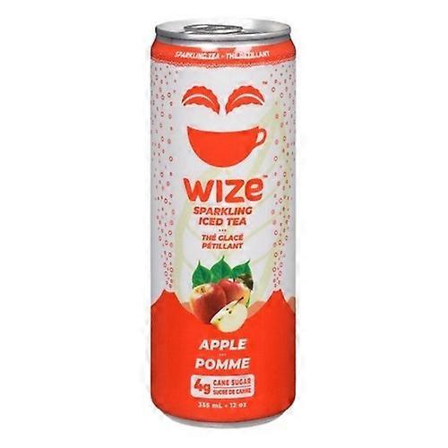 Wize Coffee Leaf Sparkling Eistee Honeycrisp Apfel, 355 ml (Karton mit 12 Stück)