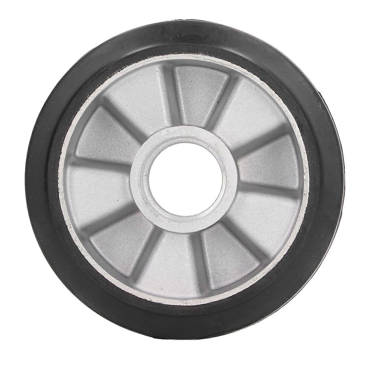 Truck Load Wheel with 6204 Bearing Hole Solid Rubber Replacement Tire for Handcraft Hydraulic Forkli