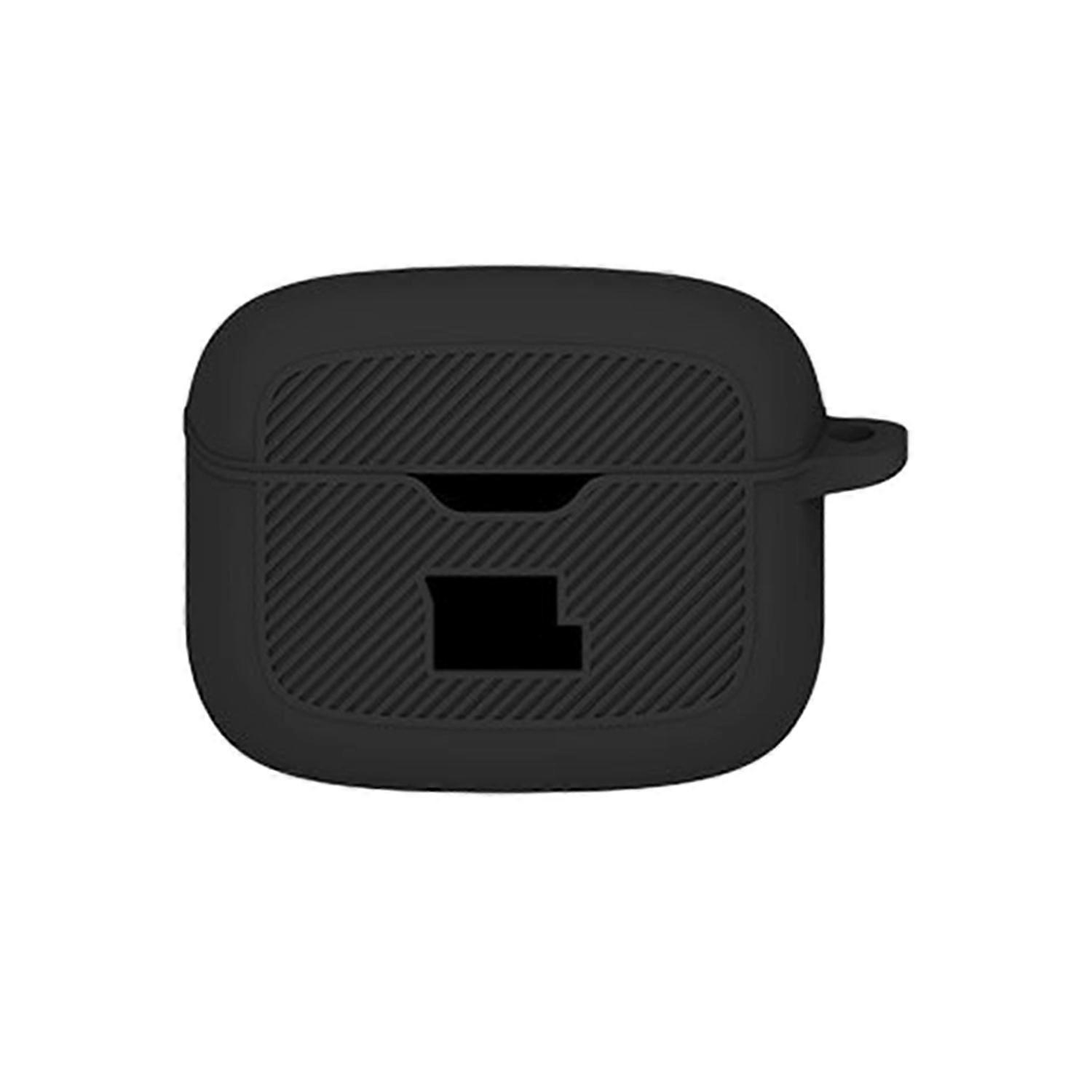 Silicone Headphone Protective Case Dustproof Waterproof Solid Color with Hanging Buckle Wireless