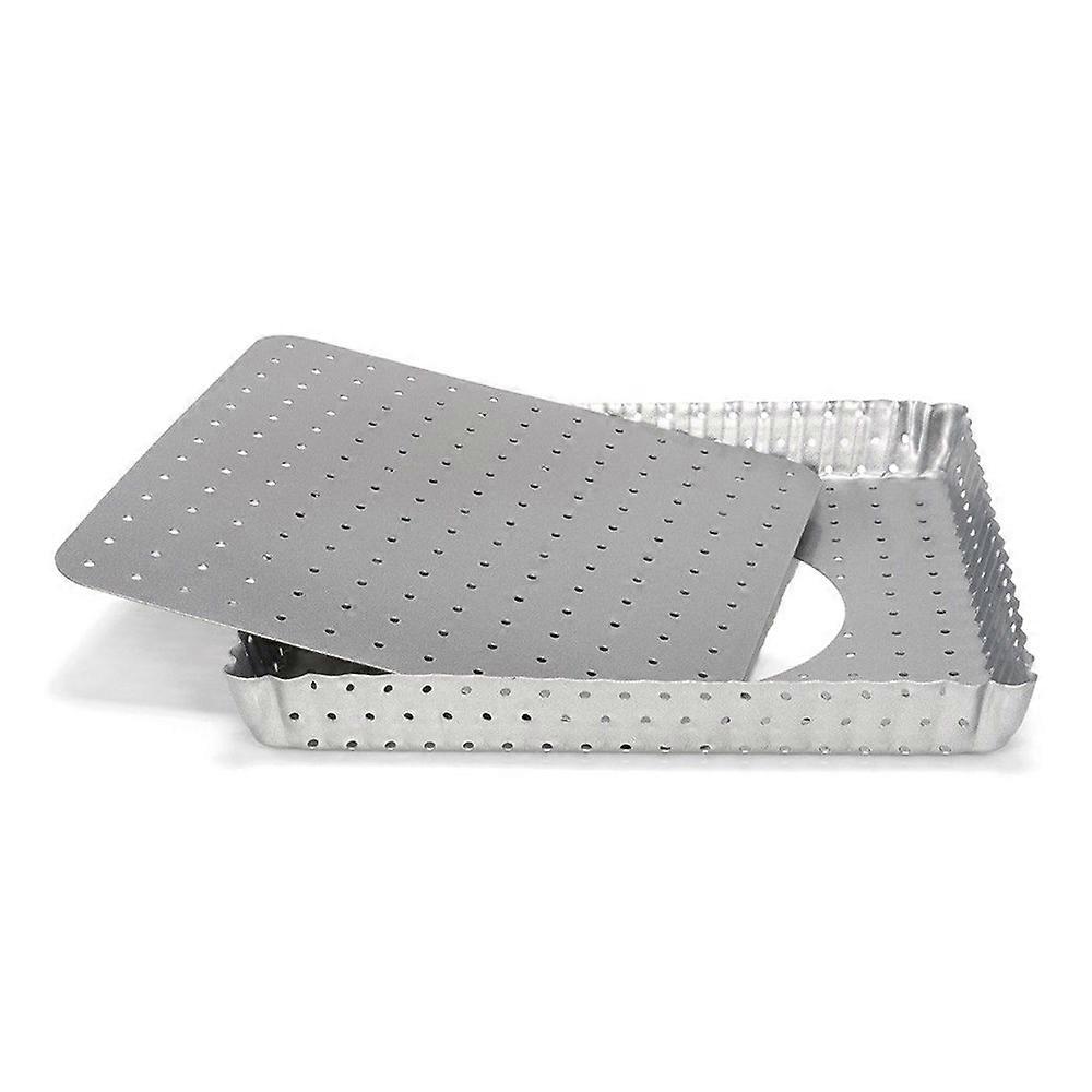 Patisse perforated quiche pan with removable bottom 21x21cm Silver-top P03581