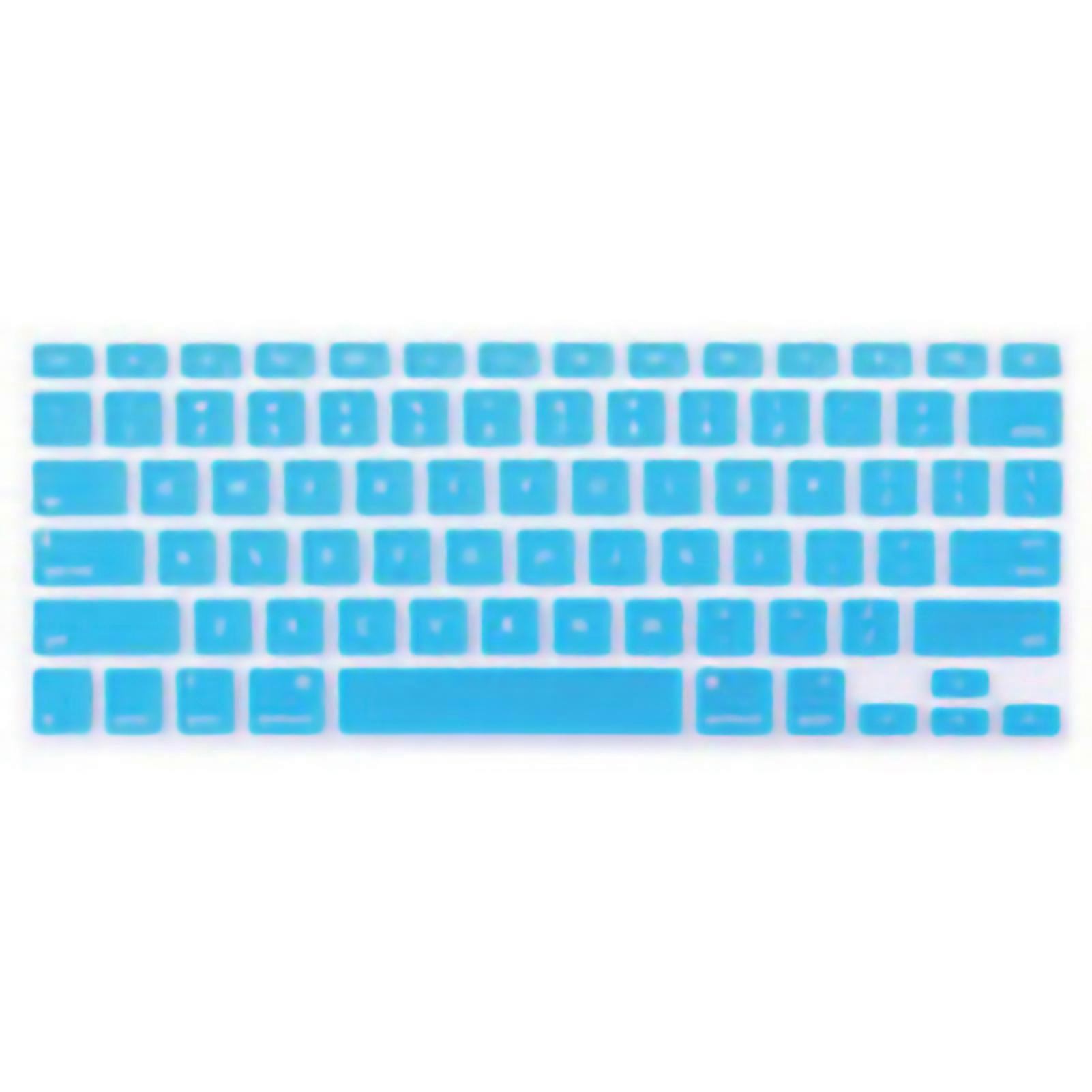 Keyboard Cover for MacBook Font Matching Waterproof Dustproof Silicone Keyboard ProtectorLake Blue US Version 20 Air (A2179)