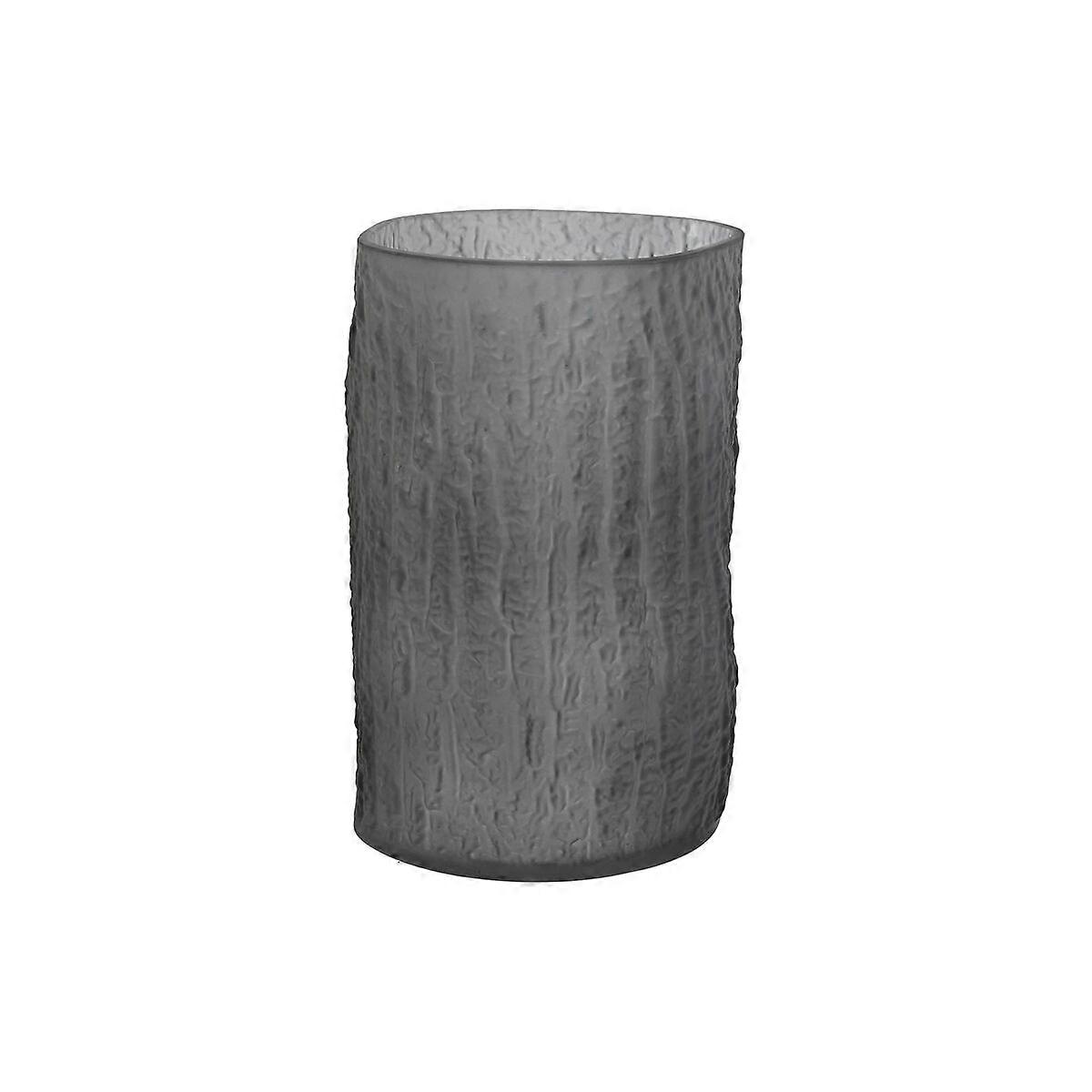 Vase Home ESPRIT Grey Crystal Modern 13 x 13 x 21 cm
