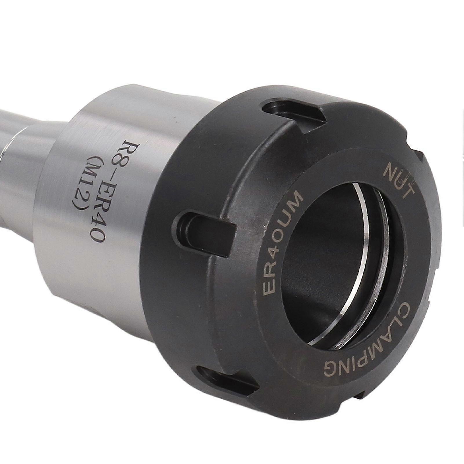 R8-ER40 Threaded Chuck Tool Holder, Collet Holder for CNC Milling and Drilling Machine 8000RPM