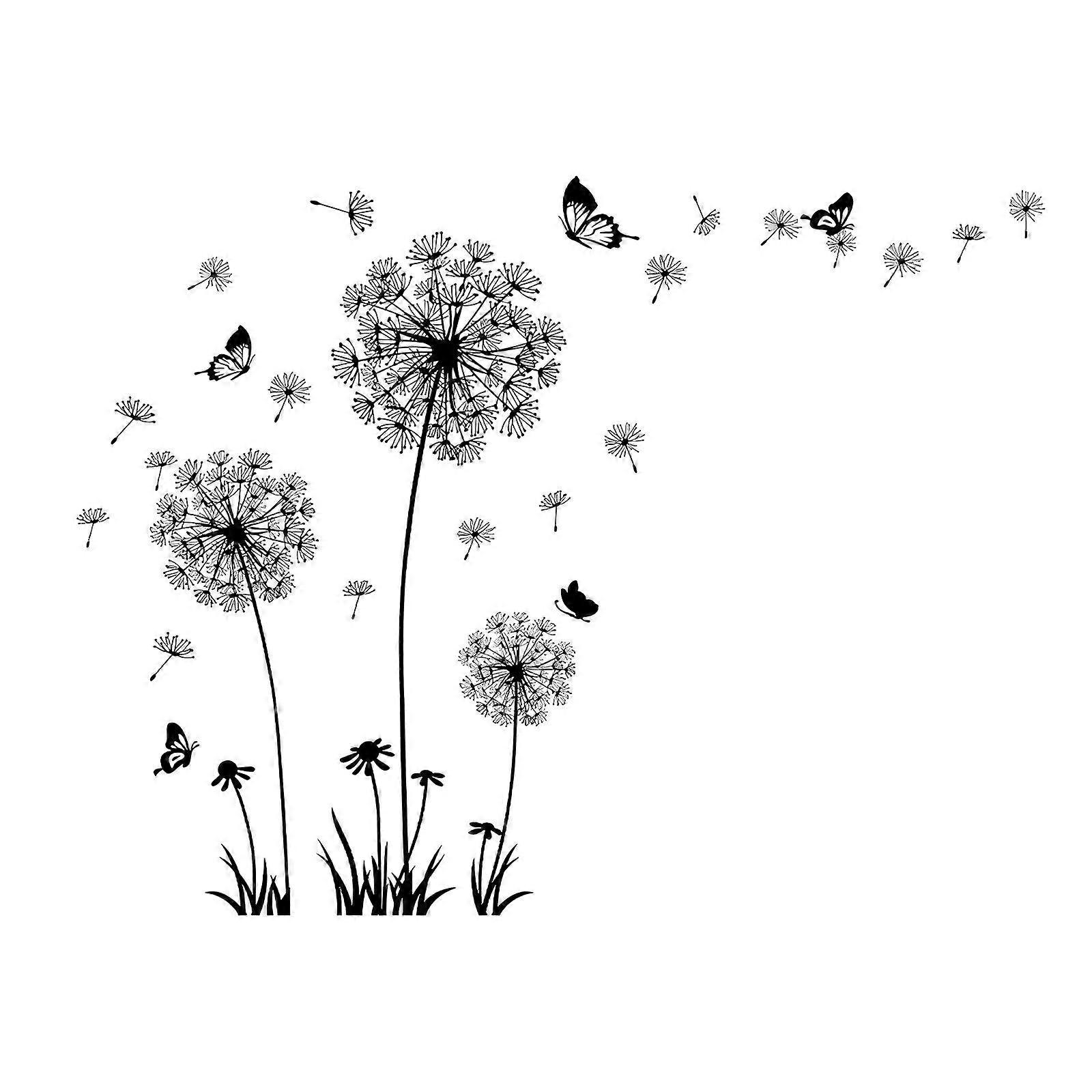 Dandelion Wall Sticker Flower Decoration
