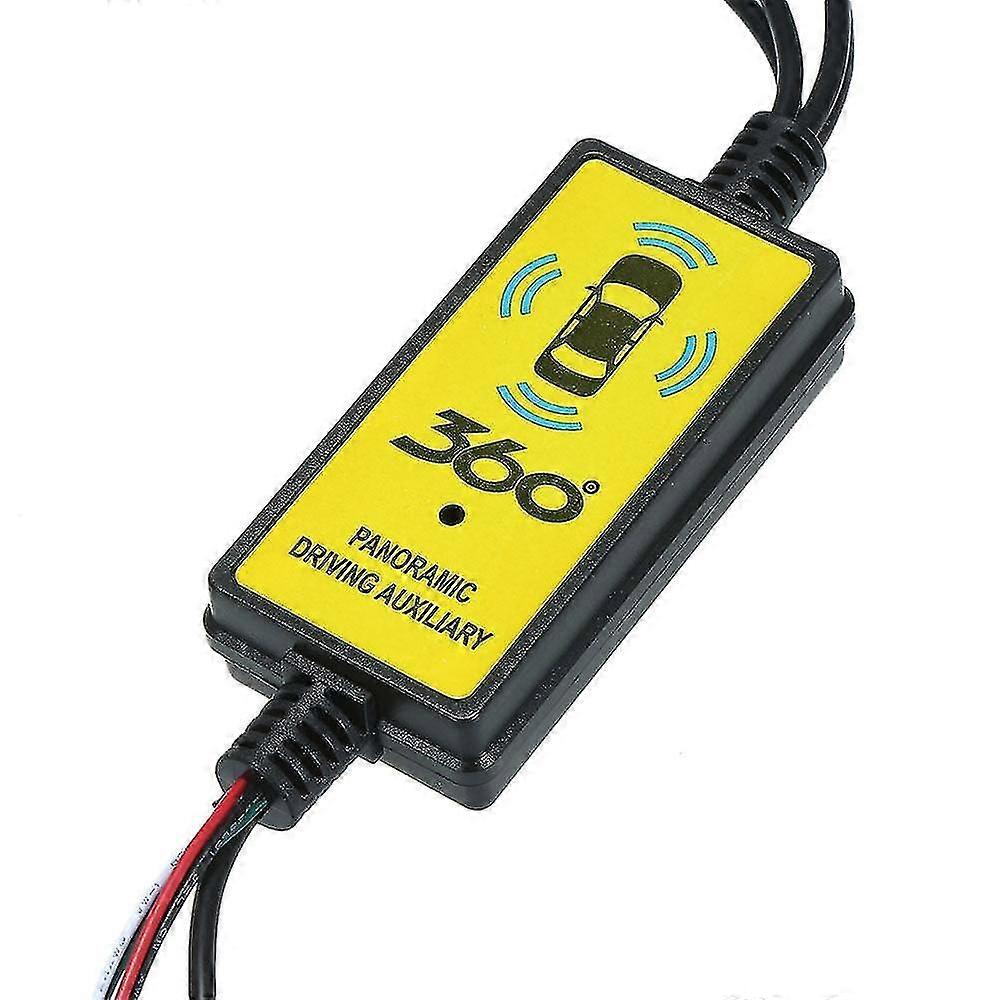 Four-in-one-out Car Video Reversing Video Switch Box Car Blind Spot Camera Video Switch Box Wireless Remote Control Intelligent
