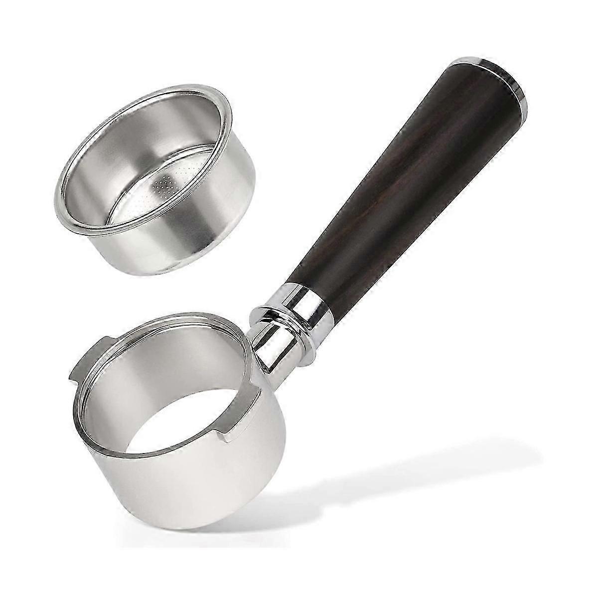 51mm Portafilter for ECP3420/EC155/BCO430/EC260, 51mm Bottomless Portafilter 2 Ears Handle