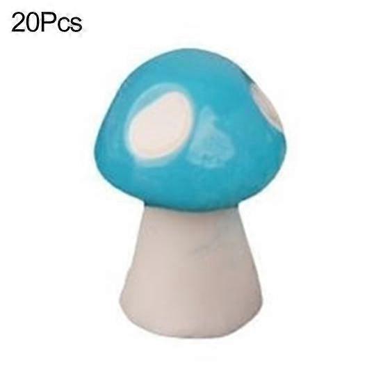 Home Kit 20Pcs Mini Artificial Mushroom Miniatures Fairy Garden Ornament Resin Crafts