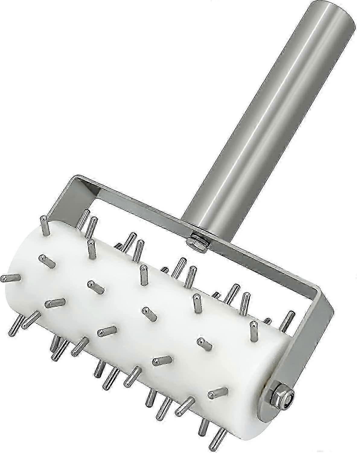 Pizza Dough Docker Roller Pins Pastry Dough Tool, Stainless Steel Handle Roller Pin Puncher For Cake Pie Cookies Bread Pastry Baking Cooking Tool f74