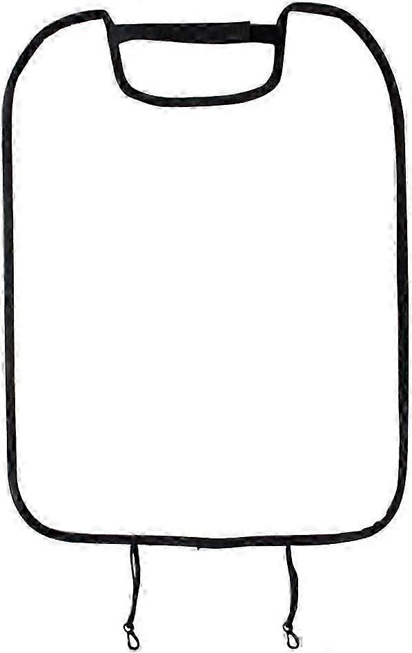 2PCS Black Car Seat Back Kick Cover Protectors