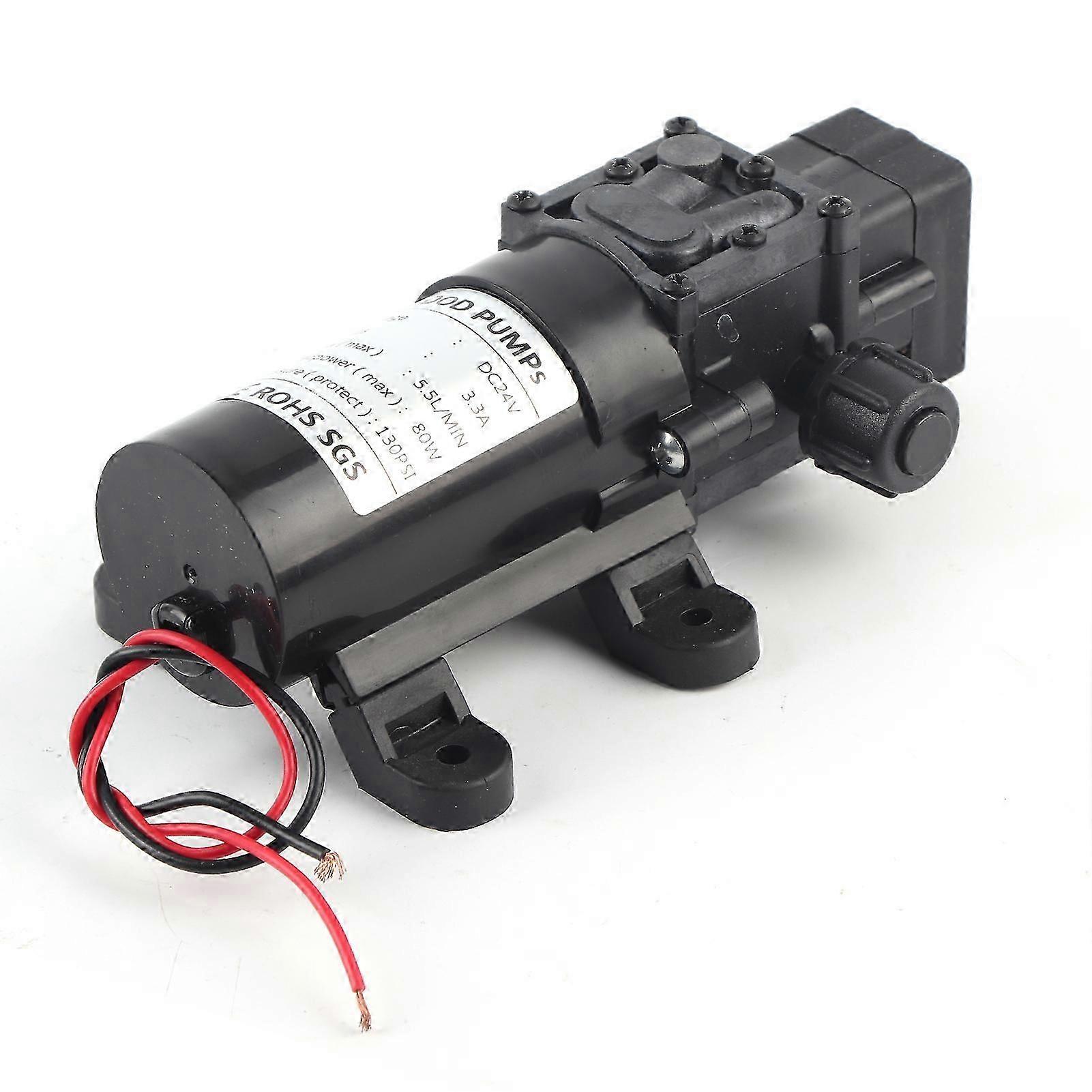 24v 80w 5.5l/min Diaphragm Priming Pump With Automatic Pressure Switch
