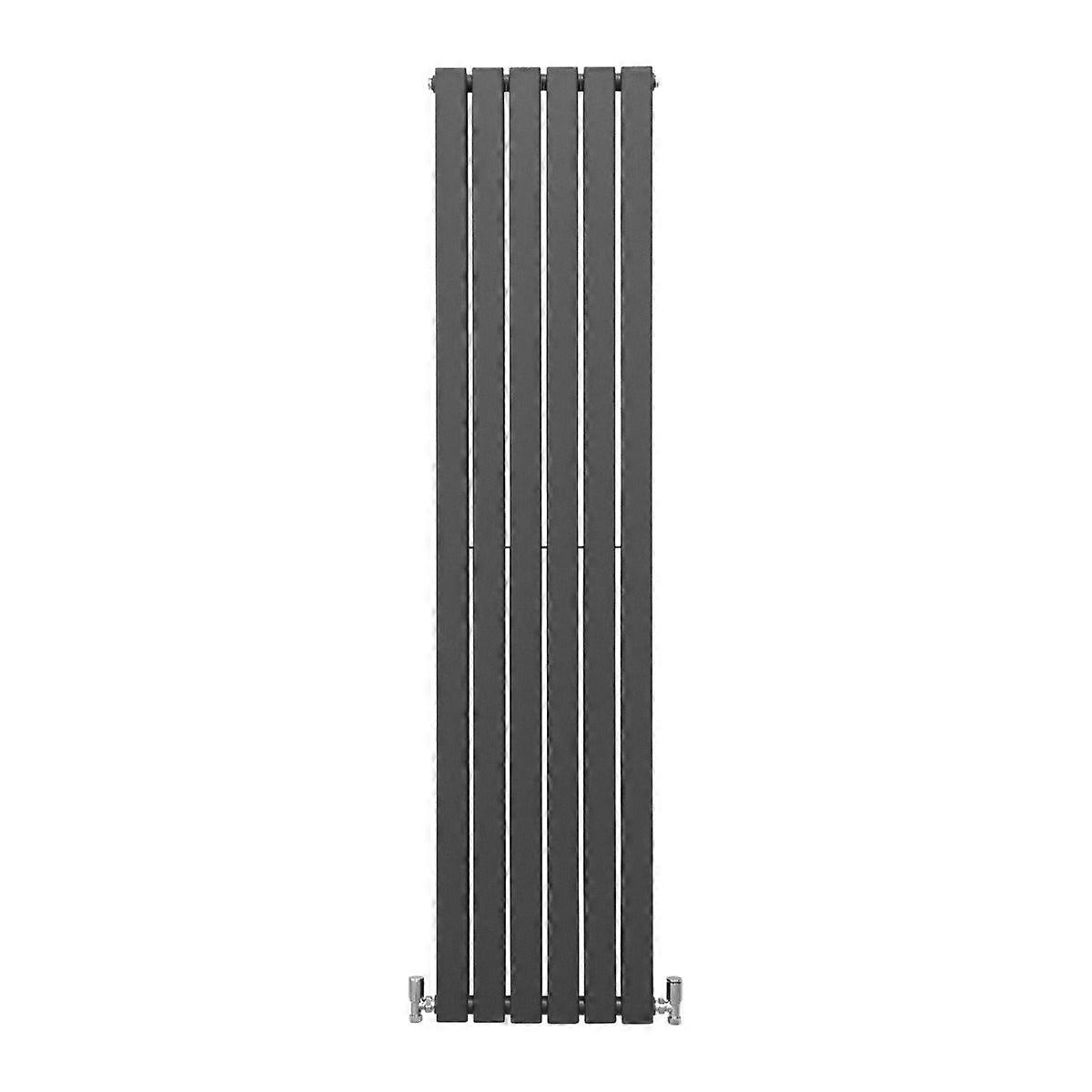 Designer Flachheizkörper Anthrazitgrau 1800mm x 420mm