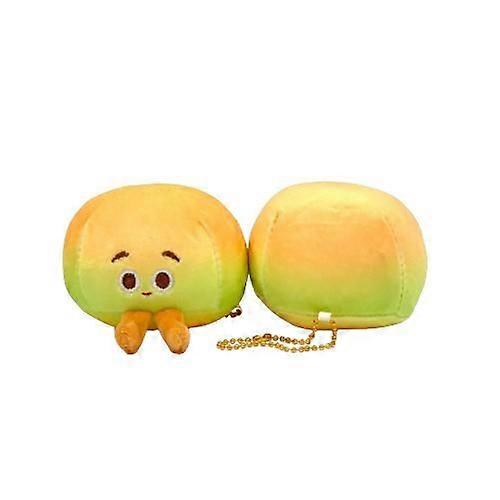 12 pieces of super soft 4-inch matcha steamed buns, elastic decompression plush toys, keychains, doll pendants