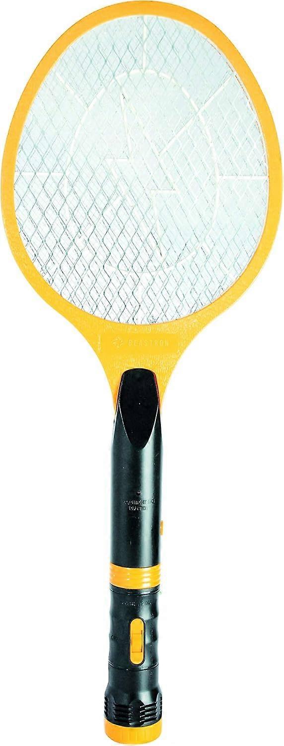 Handheld Electric Fly Swatter, Bug Zapper Racket for Indoor & Outdoor Use, Heavy-Duty High Voltage Electric Grid, Year-Round Convenience, Non-Toxic,