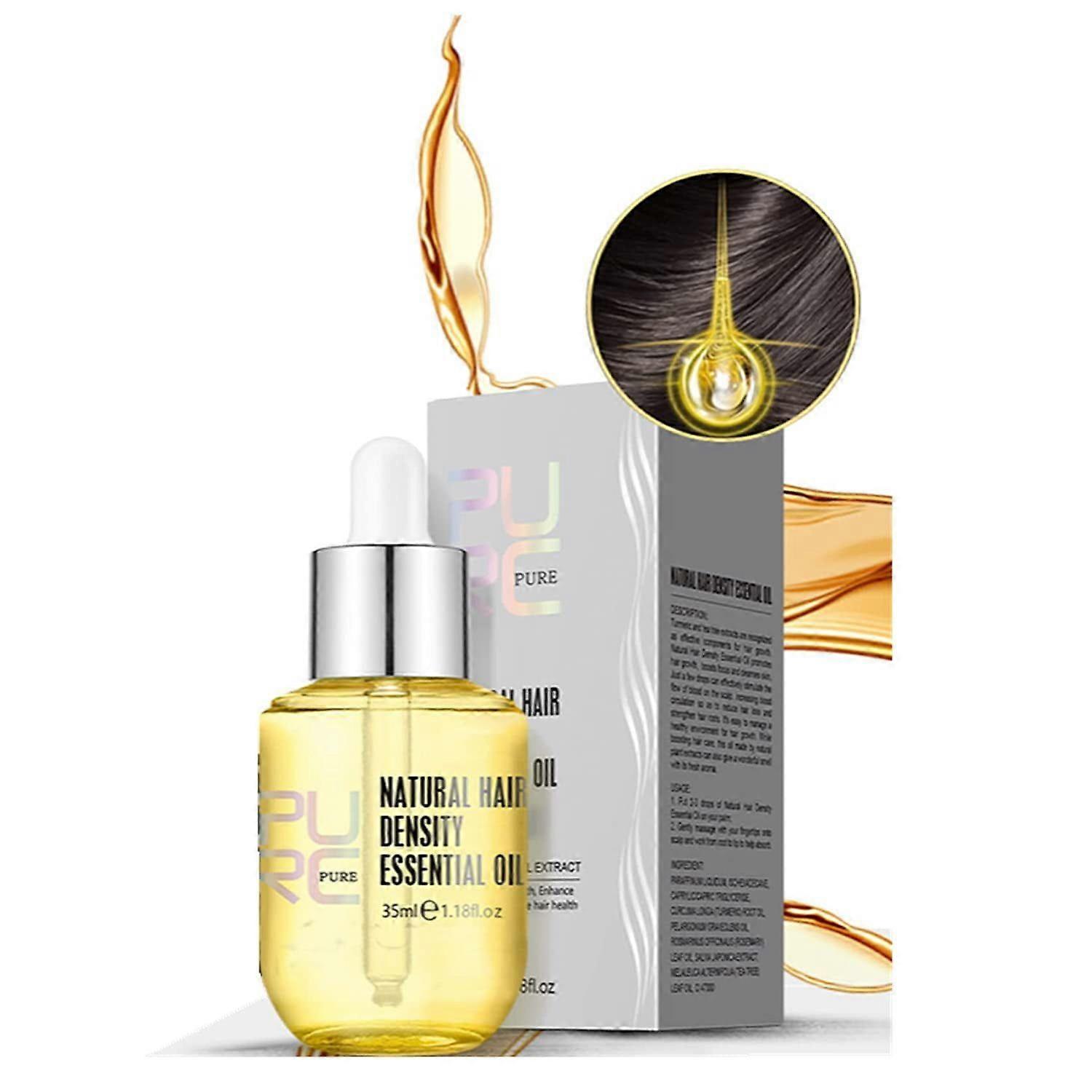 DMAIP PURC育毛エッセンシャルオイル脱毛を防ぐ頭皮治療男性女性のための急成長するヘアケア製品(1パック)