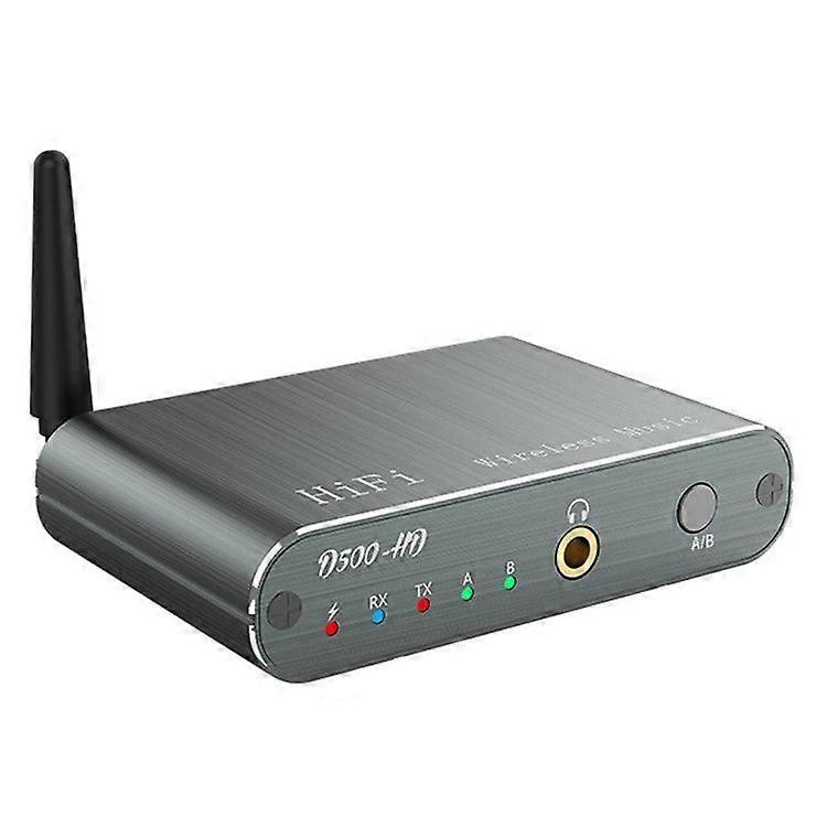 D500 Bluetooth 5.2 Receiver Transmitter 2 in 1 Qualcomm Audio Adapter with 3.5mm AUX Interface