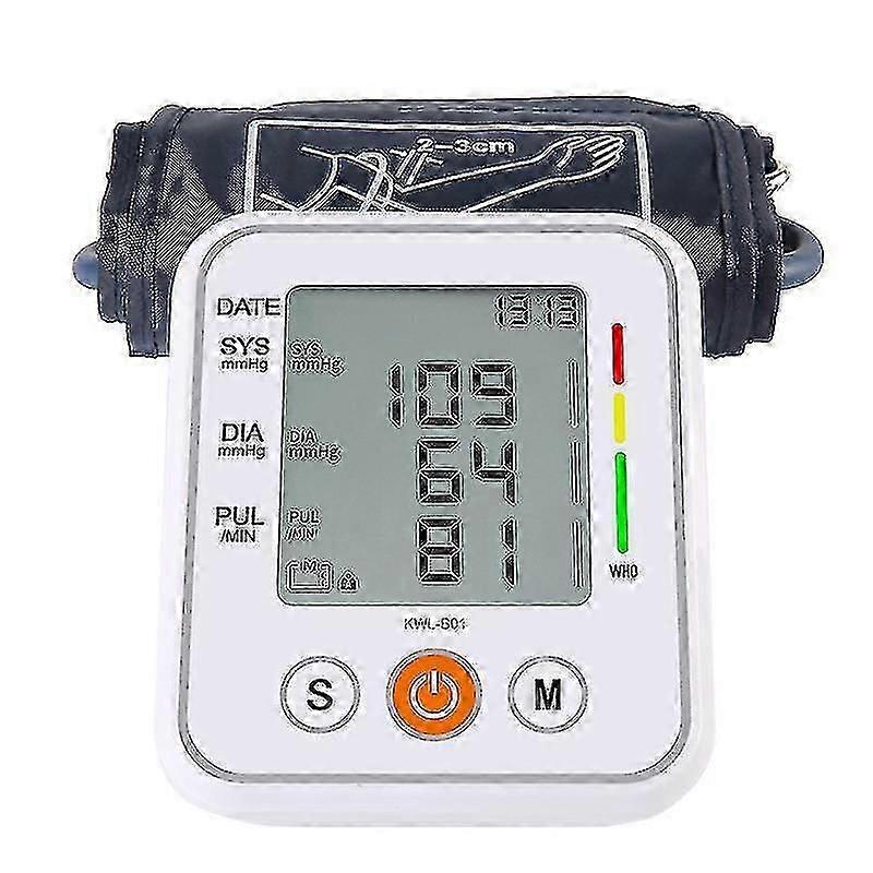 Blood Pressure Monitor Automatic Digital Speaker Large Lcd Display For Measuring Arterial Pressure