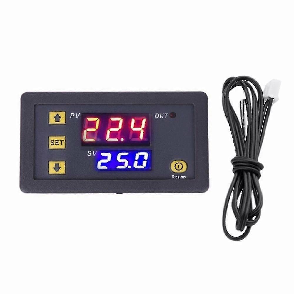 W3230 Dual LED Digital Temperature Controller, Thermostat Regulator for Heating & Cooling