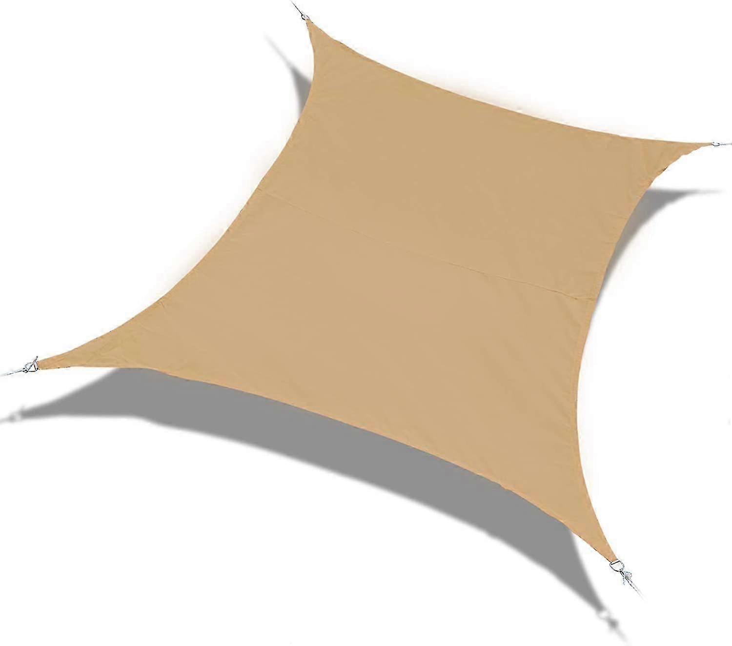 Parasole Vela Protezione Solare Rettangolo Tenda Da Sole Baldacchino 96,5% Blocco UV Impermeabile Per Giardino Esterno Patio Festa Con Corda Libera, 2,4 * 3 M, Sabbia