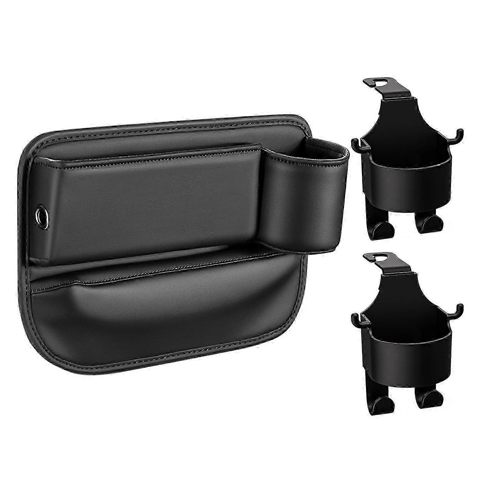 Leather Car Seats Gaps Organiser Durable Auto Seats Back Stowing Box for Van SUV