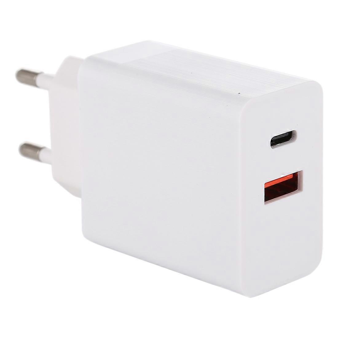 24W PD + QC3.0 Fast Charger Power Adapter Plug Adapter EU Plug