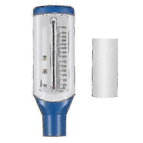 2025 Tragbares Spirometer Peak Flow Meter Exspiratorischer Durchflussmesser für Lungenasthmadetektor Atemfunktionsmonitor für Erwachsene