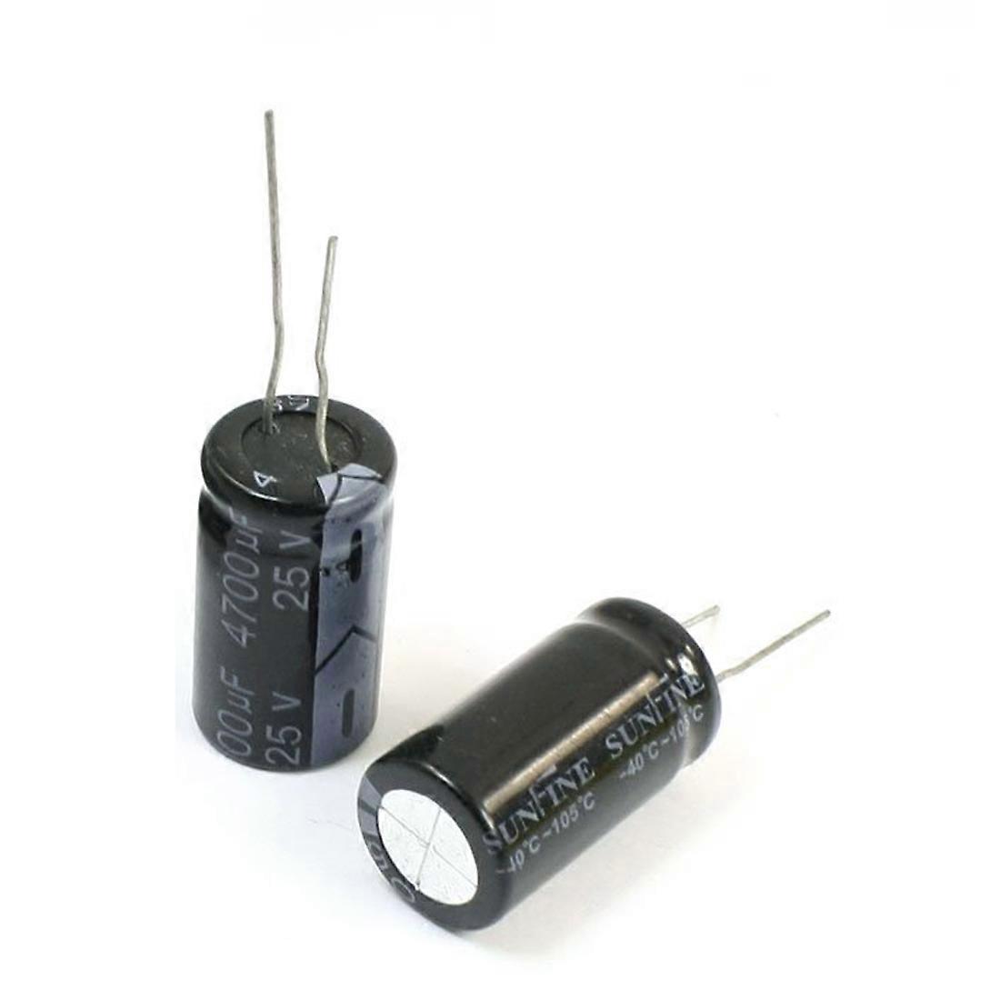  6 Pcs 4700uF/25V ακτινικός ηλεκτρολυτικός πυκνωτής αργιλίου οδηγεί