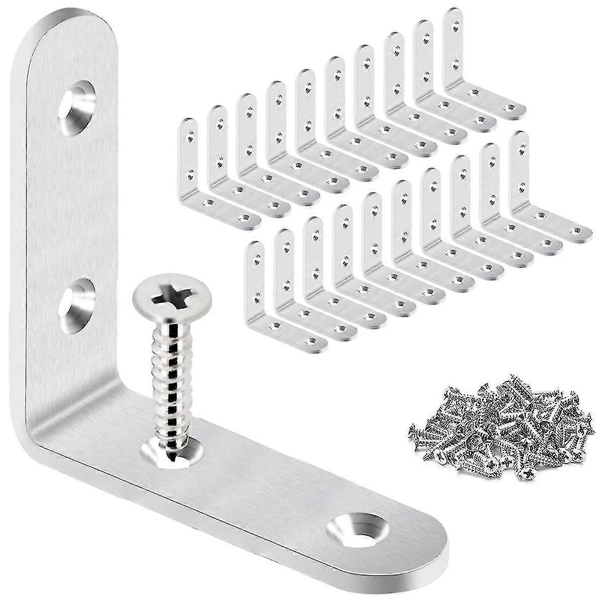 Angle Bracket, Thick L-shape Bracket With Screw Connection Angle Bracket For Wooden Table, Dressing