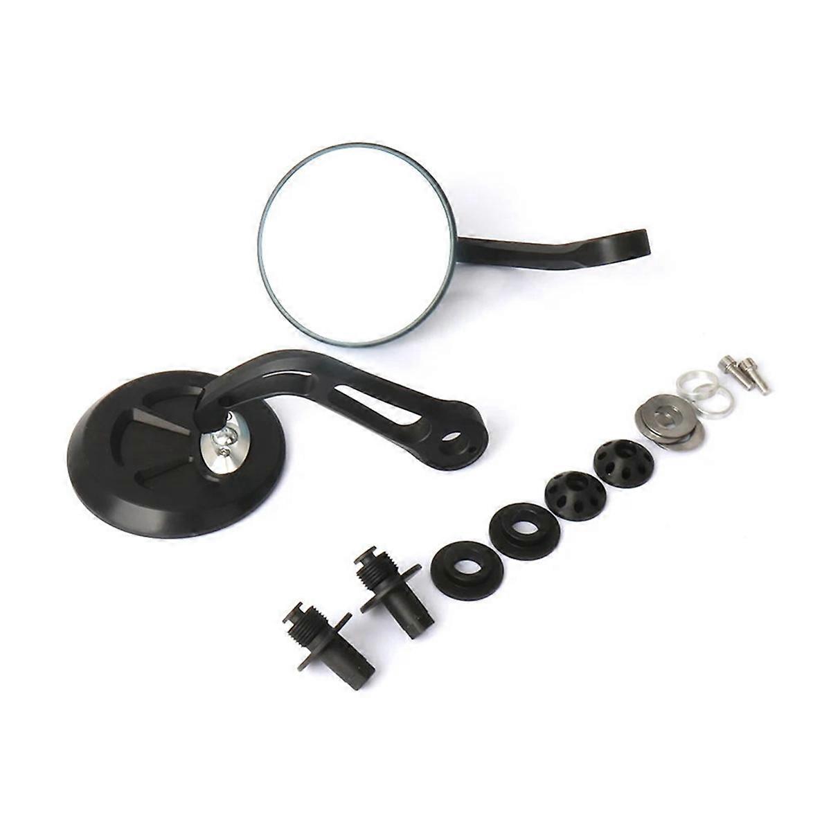Handlebar Bar End Side Rearview Mirrors Rotatable for Honda