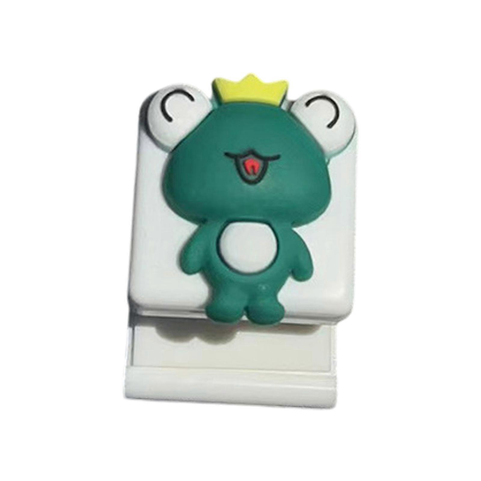 Wall Mounted Self Adhesive Toothpaste Holder Storage Rack Toothpaste Hook for Tidys and Clean Bathrooms  frog