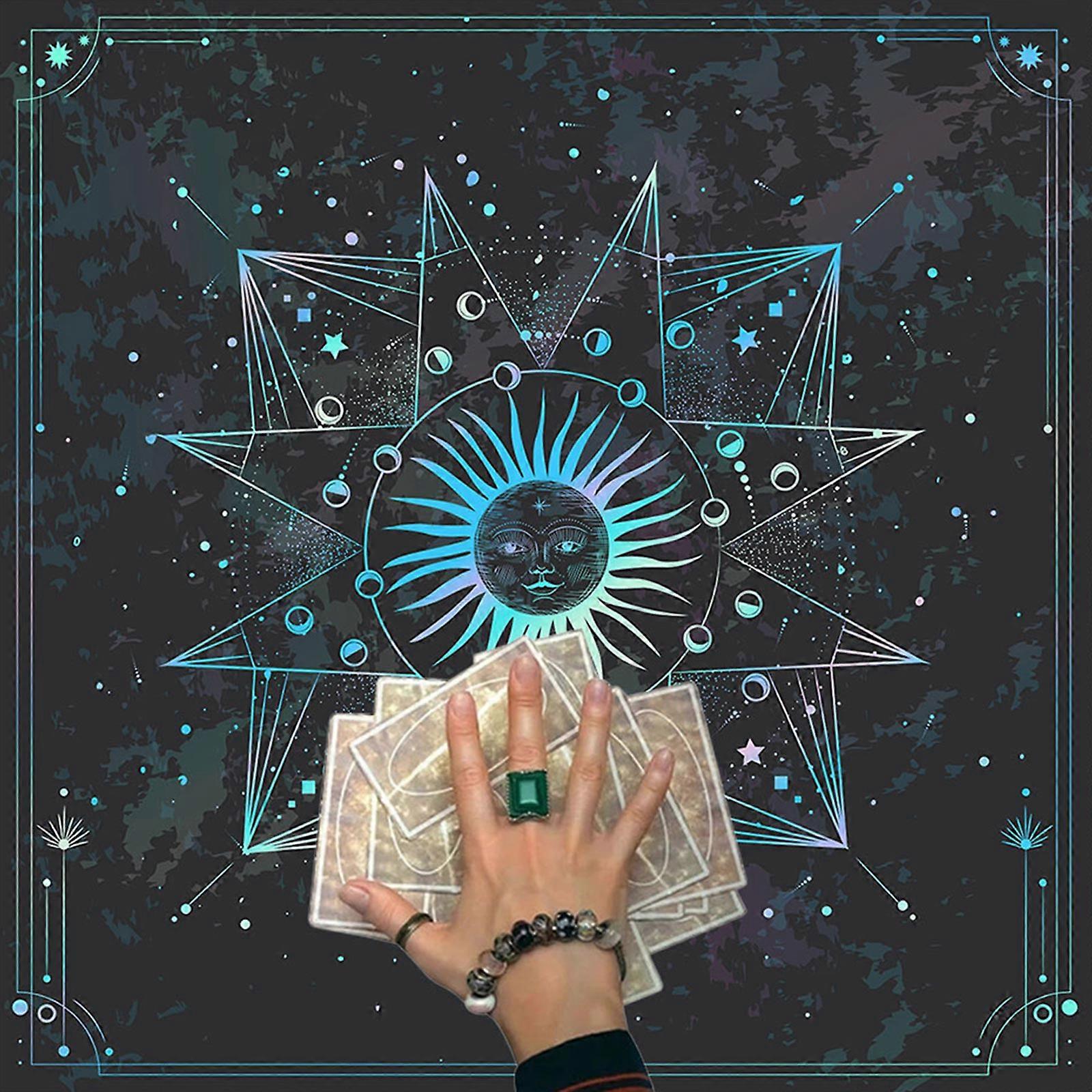 23x23Inch Board Game Card Magician Daily Pad Tarot Tablecloth Rune Divinations Altar Tarot Patch Table Cover Table Cloth