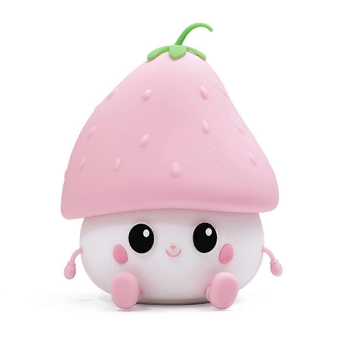 Cute Strawberries Night Light,Cute Night Light Night Light,Pink