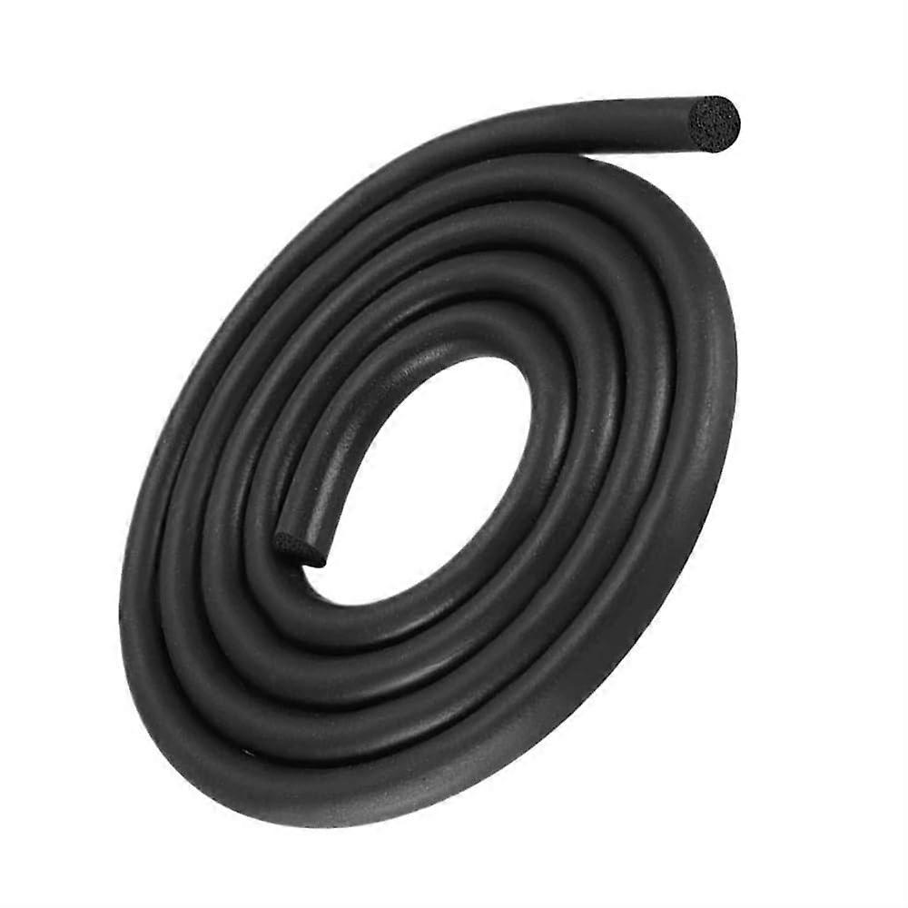 Black Foam Round Sponge Wire Lock Washers for Rubber EPDM Gasket Panel Weather Stripping Diameter 2-20mm