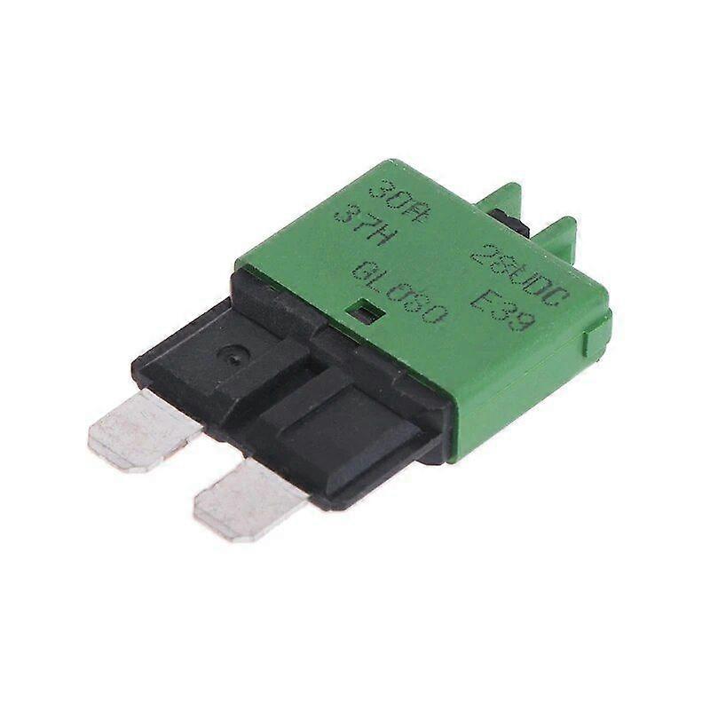 Circuit Breaker Blade Fuse Manual Reset DC12V/24V 5A 6A 7.5A 10A 15A 20A 25A 30A Resettable for RVs Boats ATC Circuit Breakers