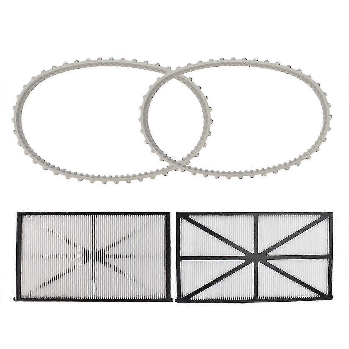 suitable for Pool Cleaner Filter Cartridges and Drive Belt compatible with Hayward compatible with Aquavac compatible with Tiger Shark and SharkVac RC