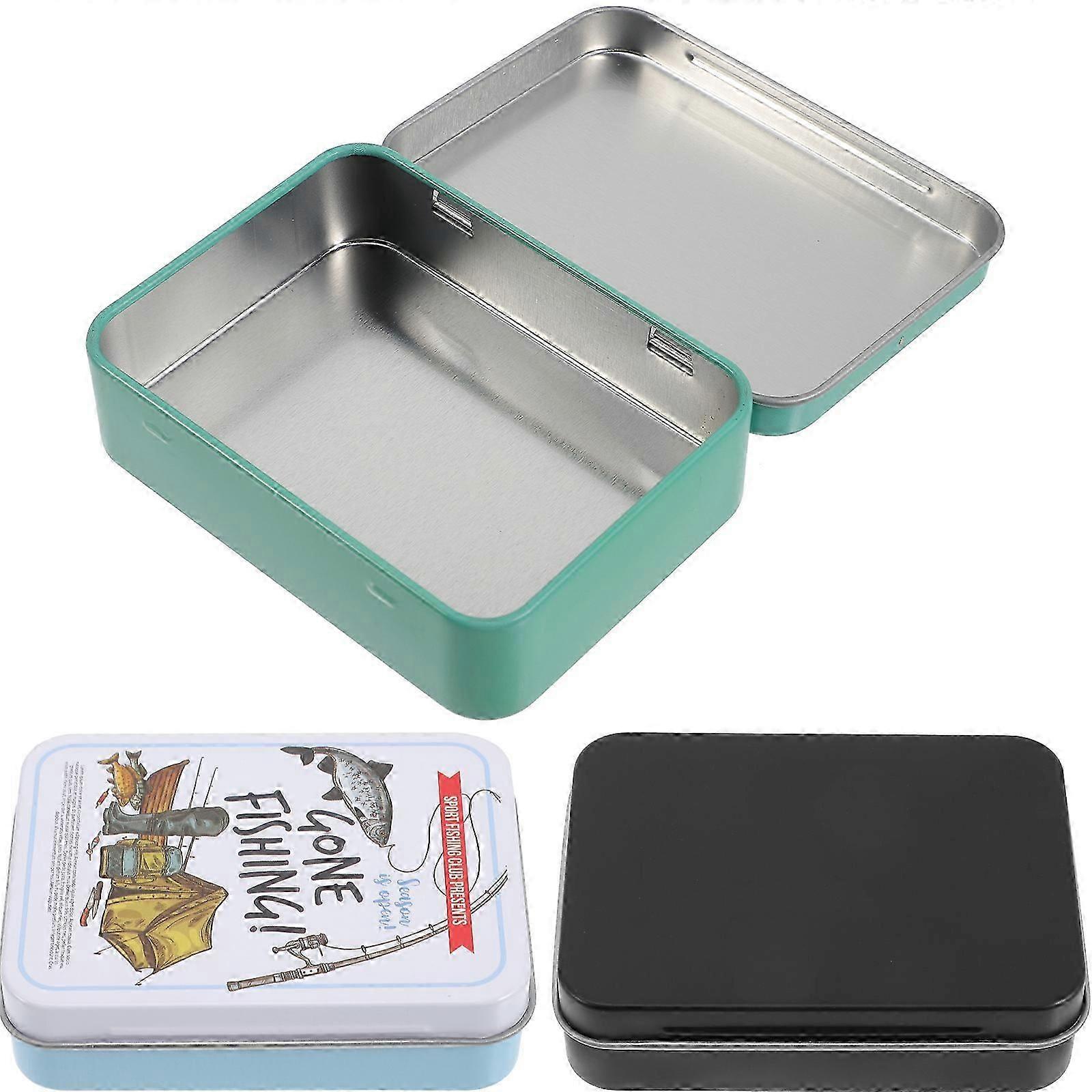 3pcs Plaything Cards Storage Box Game Cards Box Iron Storage Containers