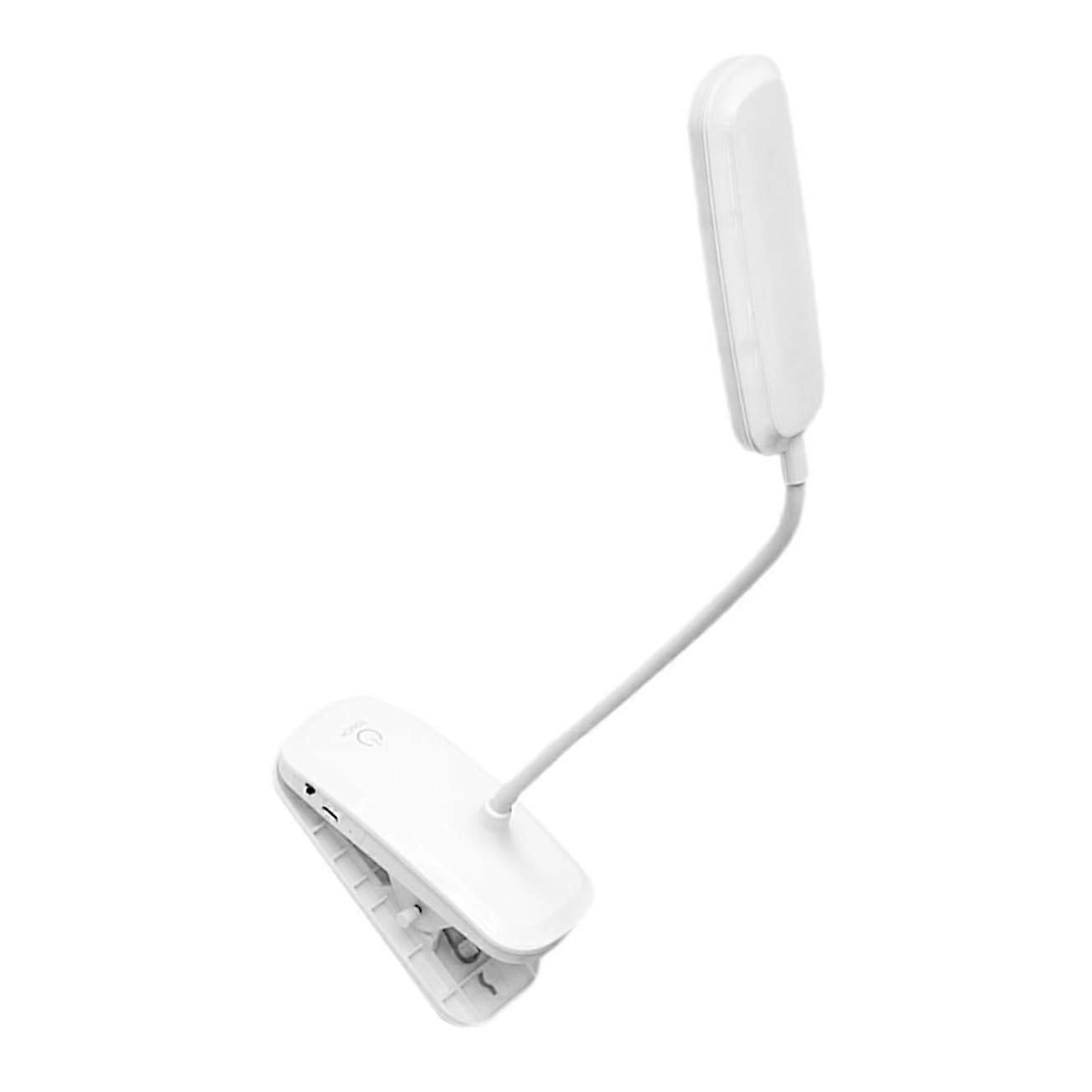 Rechargeable Reading Light With Dimmable LED Desk Lamp For Study, Battery-Powered, Compact