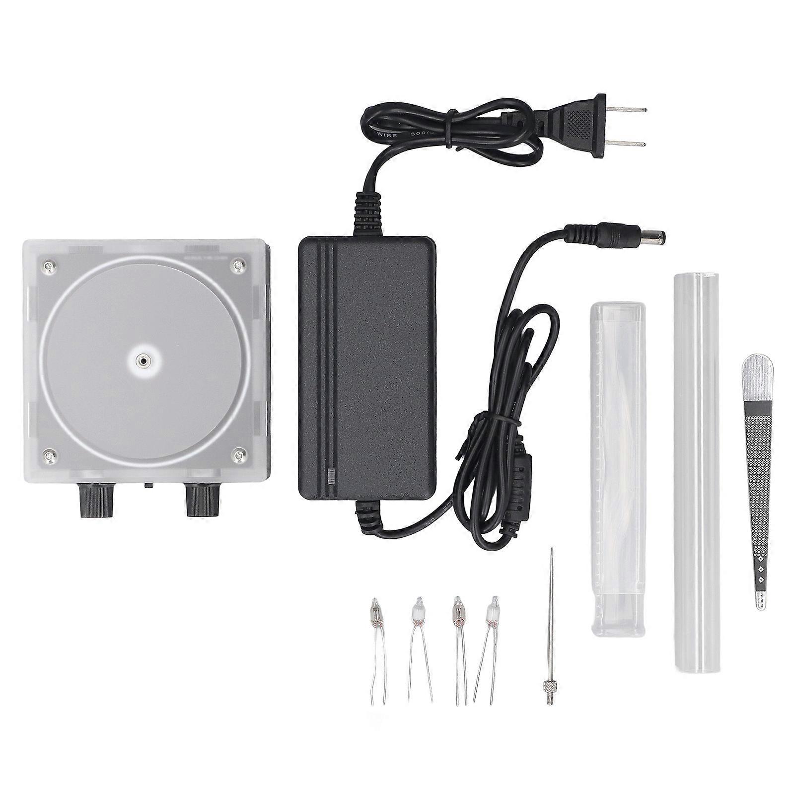 Arc Plasma Coil Desktop Toy Touchable Lightning Music Playback Light Up Bulb Science Experiment Model AC100‑240V