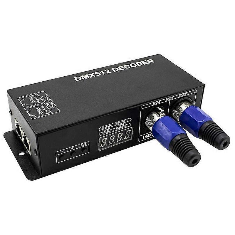 Dmx Led Controller Led Dmx 512 Decoder Dimmer Driver Dc12v-24v For Led Rgb Strip Or Lights (3 Chan--As Shown