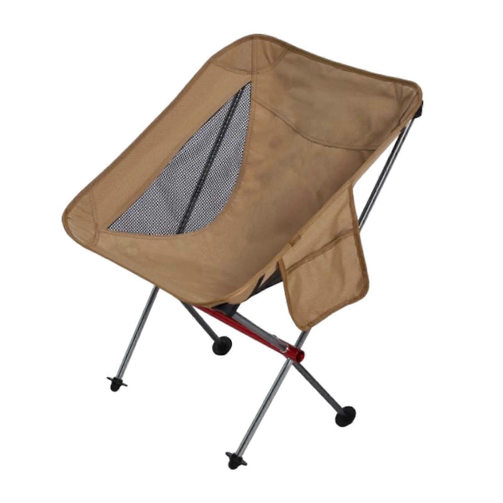 Folding Camping Chair Compact 250lbs Backrest Stool for Outdoor Backpacking ,