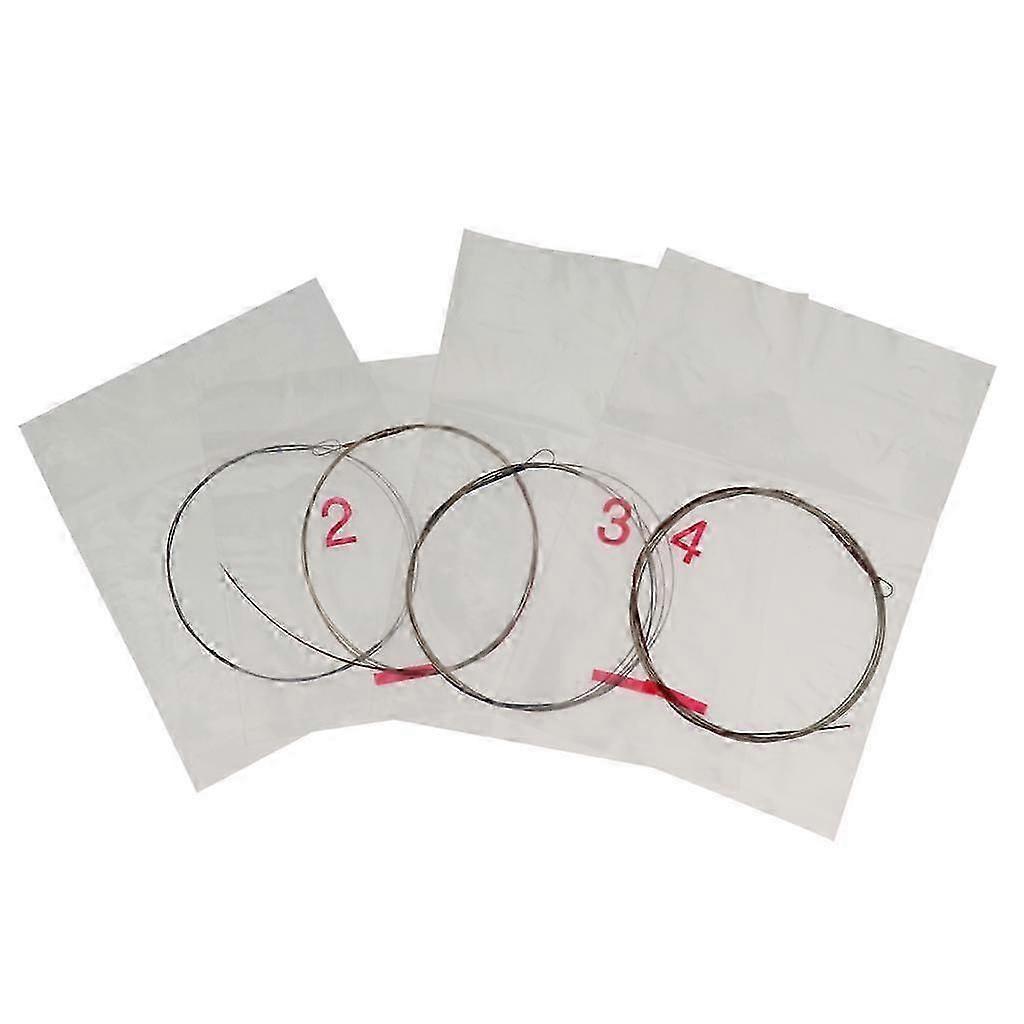 1 set of guitar strings (4 pieces) acoustic electric guitar strings for pipa
