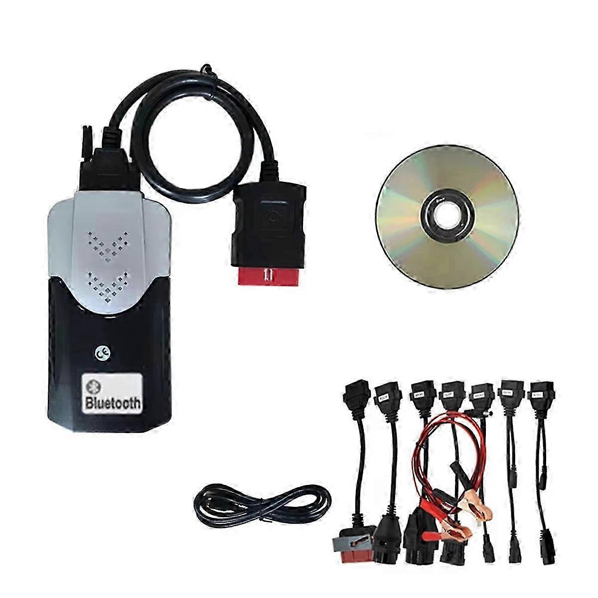 Nuovo Vci 2021.11 Keygen su Cd Vd con Bluetooth TNESF DELPHIS ORPDC Obd Scanner Auto Camion Strumenti diagnostici-JC